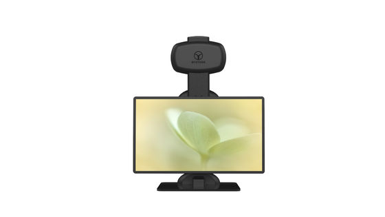 Automatisches Anheben und Rotation des elektrischen Monitor-Standschwarzen