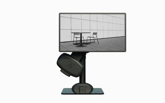 Matte schwarze Monitore Montage Arm zum Entspannen Hals steif