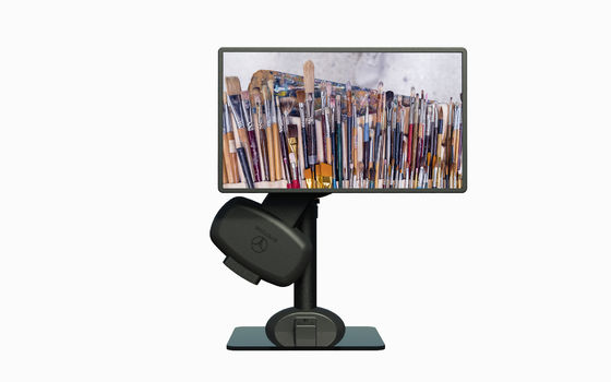 Schwarz automatisches Heben Drehmonitor Montage Arm Halterung zum Verhindern von Nackenschmerzen