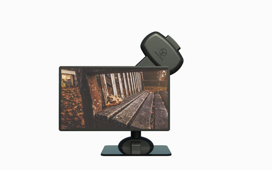 185mm Einstellbarer Höhe 20mm/min Aufzug Rotationsmonitor Laotop Mount Armstand Um Nackenschmerzen zu verhindern