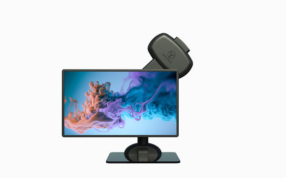 Elektrische Anheben Drehmonitor Bildschirm Mount Stand zum Entlasten des Halses steif