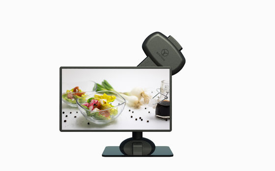 Elektrische Anheben Drehmonitor Montage Arm zum Entlasten des Halses steif