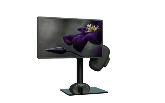 Elektrische Dreh-PC-Monitor-Stand zur Linderung von Nackensteifigkeit