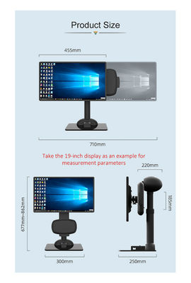 Nackenschmerzen-Schwenker-Monitor-Stand-Klammer, die Eletric automatisch dreht