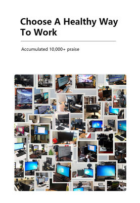 Schwarz automatisches Heben Drehmonitor Montage Arm Halterung zum Verhindern von Nackenschmerzen
