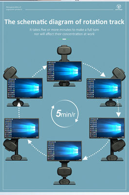 BYESTIFF Lifting Rotating Monitor Mount Bracket Arm zur Linderung von Nackensteifigkeit