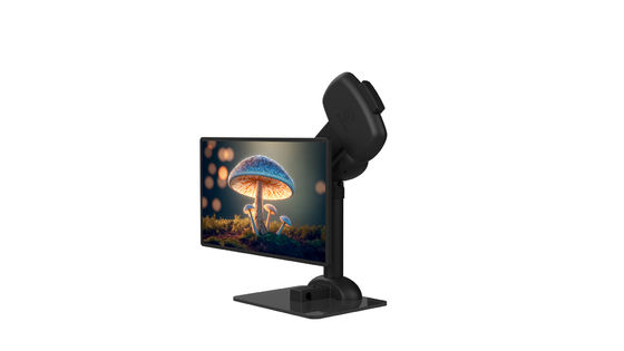 Dauerhaftes Laptop-Arm-Stand-Schwarz-automatisches Anheben und Rotation