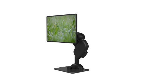 Hals-Steifheits-Berufsmonitor-Schreibtisch-Berg-ergonomischer fauler Entwurf