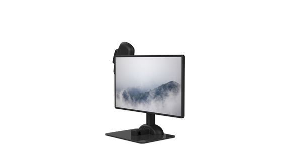 Dorn-Gesundheits-Laptop und Monitor klammern das Berufsanheben ein