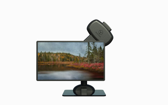 Automatisches Heben Drehmonitor Mount Stand zum Linderung von Nackenschmerzen Wunden