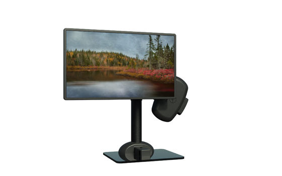 Ergonomische elektrische Liftung PC Monitor Mount Stand Arm zur Linderung von Nackensteifigkeit