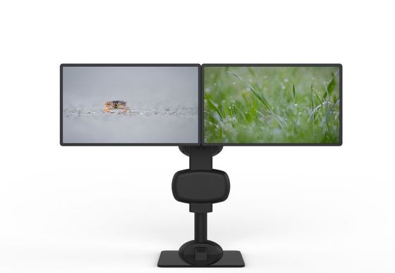 Automatisches Aufheben Dreh-Doppel-Monitor-Behälter zur Linderung der Nackensteifigkeit