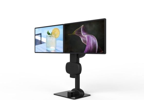 Elektrische Aufhebung Dreh-Doppel-Monitor-Arm-Stand zur Linderung der Nackensteifigkeit
