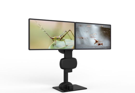 Elektrische Aufhebung Dreh-Doppel-Monitor Montage Arm zum Linderung von Nacken- und Rückenschmerzen