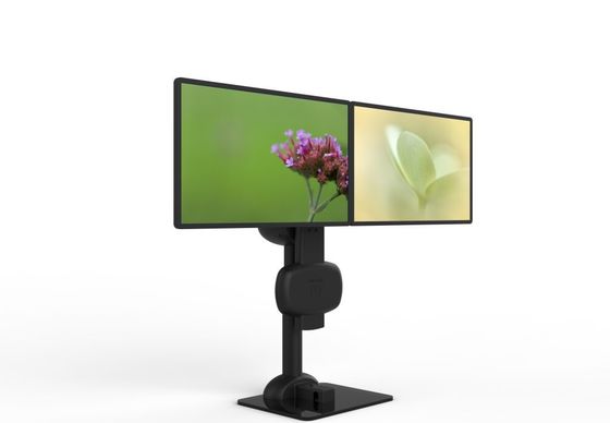 Automatisches Heben Dreh-Doppel-Monitor-Halter zur Linderung von Nacken- und Lendenenschmerzen